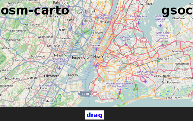 Porovnejte OSM Carto se stylem GSoC